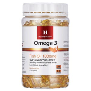 Healthy Haniel Omega-3 Fish Oil 1000mg 300 Capsules